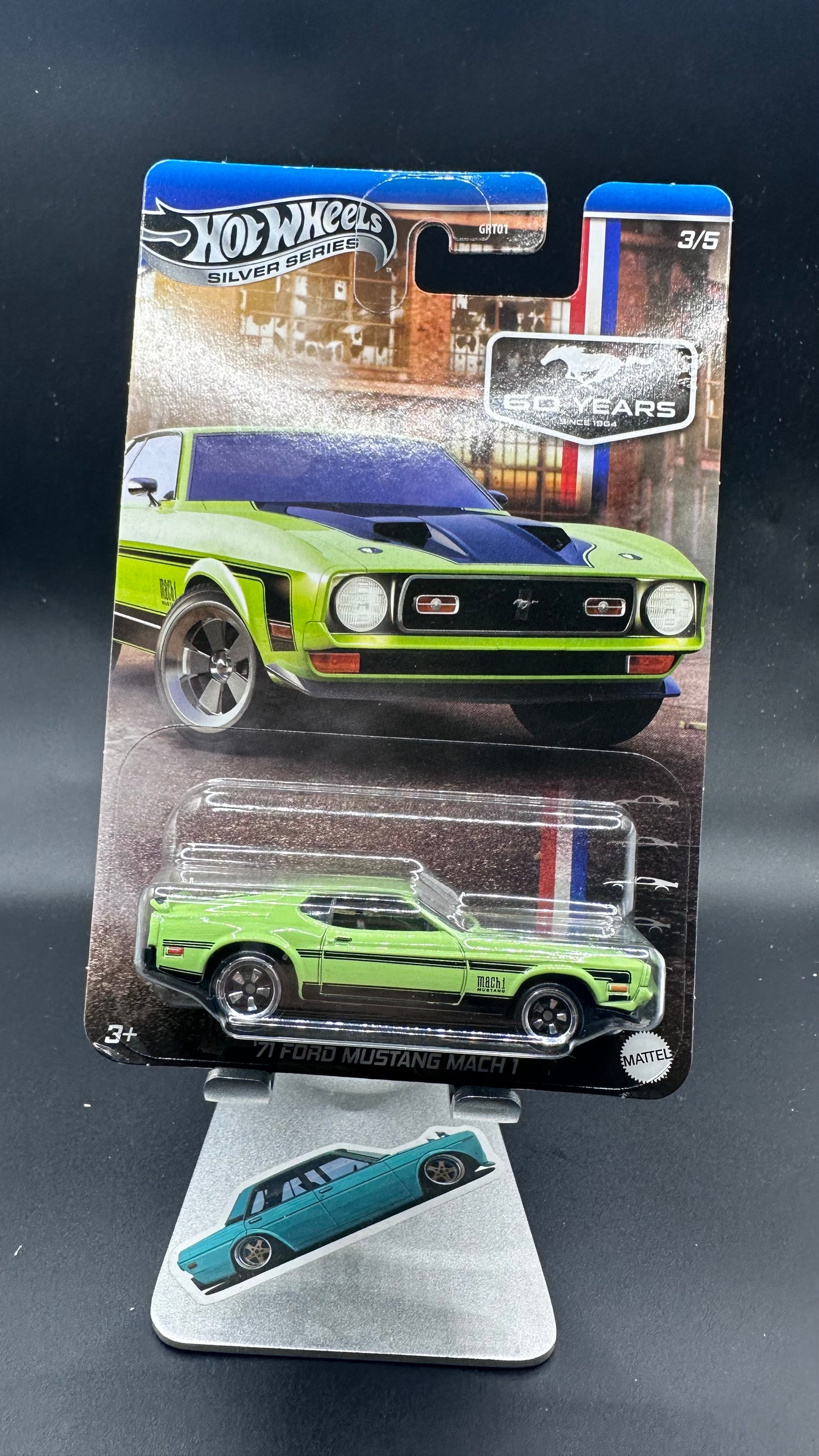 2025 Hot Wheels Silver Series 60 Years 71’ Ford Mustang March 1
